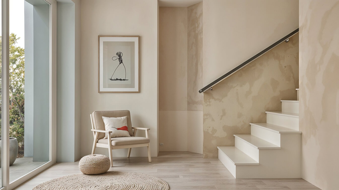 Contemporary interior colour palette